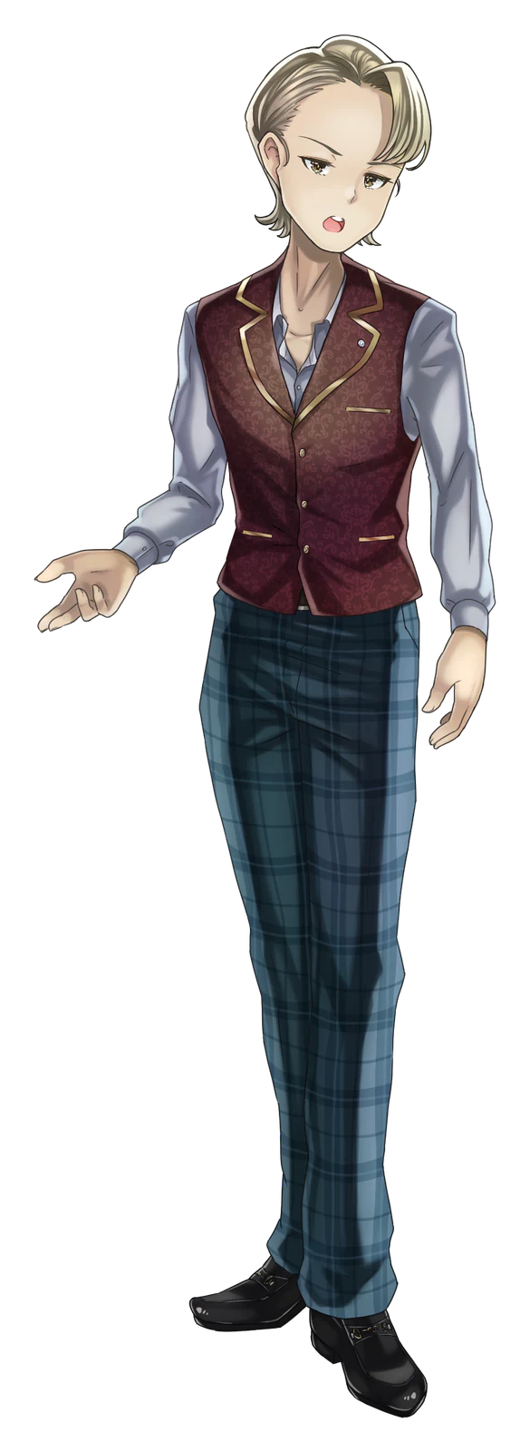 Full-body artwork of Kyoshiro Zaizen